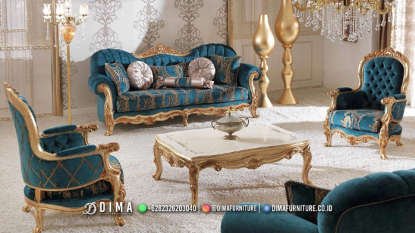 SOFA JEPARA TERBARU MEWAH GOLDEN COLOR 149FI