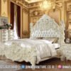 TEMPAT TIDUR MEWAH PUTIH GLAMOURS CARVING 37FI