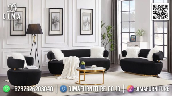 Furniture Sofa Tamu Minimalis Stainless Gold Elegance