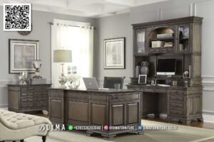 Meja Kantor Modern Dima Oslo Kayu Solid Elegan 110FI