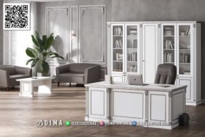 Meja Direktur Putih Dima Imperial Classic Design 149FI