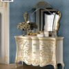 Meja Konsol Clarencia Gold Luxury Klasik Jepara 135FI