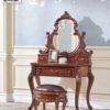 Meja Rias Klasik Feliccia Finishing Coklat Elegan 142FI