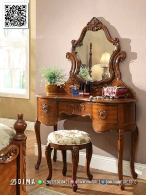 Meja Rias Mewah Dima Royale – Classic Beauty Vanity 143FI