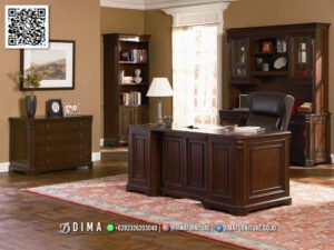 Meja Kantor Mewah Carlton – Office Desk Premium Elegan 190FI