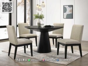 Set Meja Makan Minimalis Scarlett – Harga Terbaik 176FI