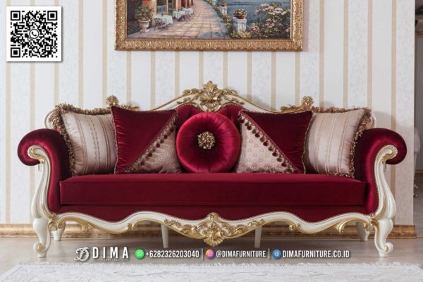 Sofa Tamu Mewah Dima Dionne – Elegan & Berkelas 173FI