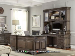 Set Meja Kantor Kayu Jati Solid Exclusive Top Buy 210FI