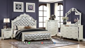 Tempat Tidur Klasik Mewah Terbaik Eleanor White 200FI