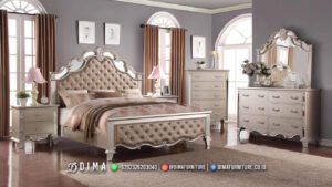 Tempat Tidur Mewah Classic Furniture Jepara Terbaru 201FI