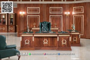 Meja Direktur Mewah Aretta – Executive Office Desk Premium 226FI