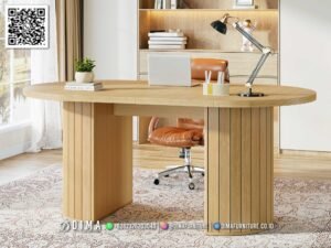 Meja Kantor Modern Minimalis Carlson Oak Series 223FI