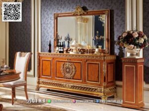 Meja Konsol Mewah Mebel Jepara Jati Royal Clarissa 236FI