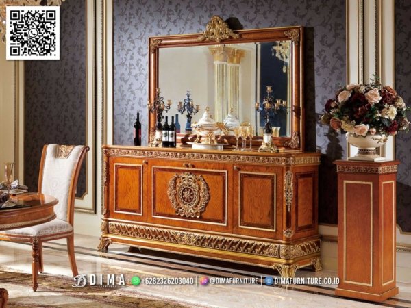 Meja Konsol Mewah Mebel Jepara Jati Royal Clarissa 236FI