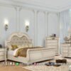 Set Tempat Tidur Cassandra Ivory Mewah Jepara 241FI