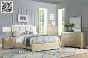 Tempat Tidur Minimalis Panchita Gold Elegan Modern 239FI