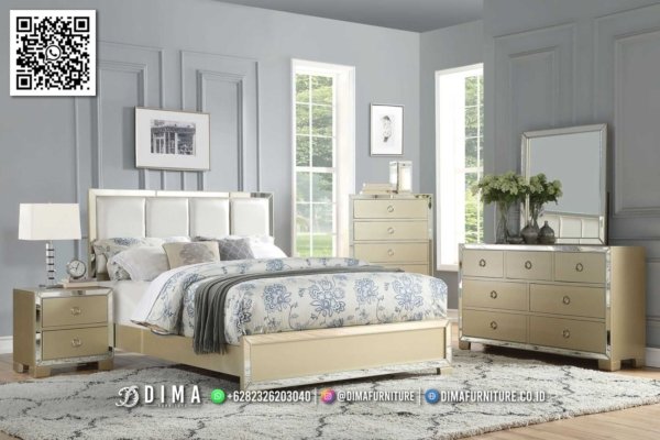 Tempat Tidur Minimalis Panchita Gold Elegan Modern 239FI