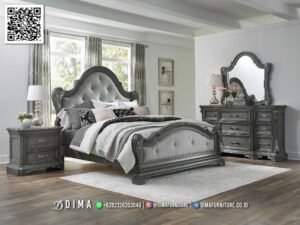 Kamar Set Minimalis Klasik Grey Elegan Dante 258FI