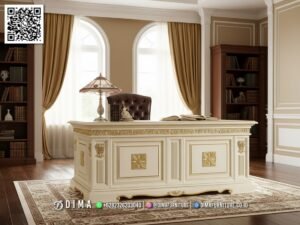 Meja Kantor Direktur Mewah Royal Avior Ivory 280FI