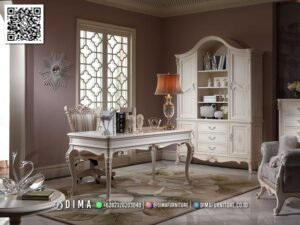 Meja Kantor Direktur Mewah Ukiran Ivory Lavista 281FI