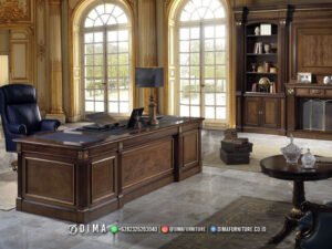 Meja Kantor Direktur Minimalis Jati Series 253FI