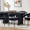 Set Meja Makan Minimalis Stellan Black 276FI