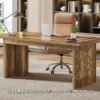 Meja Kantor Minimalis Kayu Jati Solid Victoria 297FI