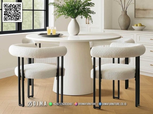 Meja Makan Minimalis Modern Bradley Top Style 287FI