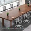 Meja Rapat Kantor Panjang Walnut Georgia Official 300FI