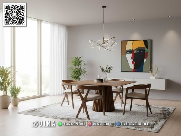 Set Meja Makan Minimalis Harvey Premium Quality 286FI