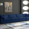 Sofa Ruang Tamu Minimalis Achava Blue 4 Dudukan 303FI