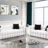 Sofa Tamu Minimalis Mewah White Boucle Premium 305FI