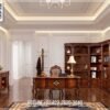 Meja Direktur Mewah Grand Royale Office Set 337FI