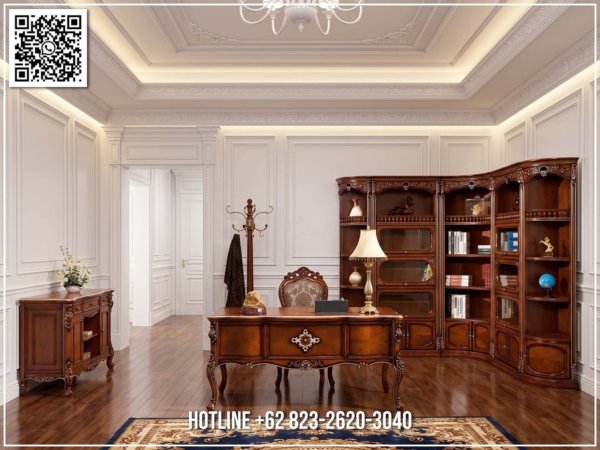 Meja Direktur Mewah Grand Royale Office Set 337FI