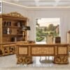Meja Direktur Mewah Imperial Gold Luxury Desk 334FI
