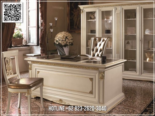 Meja Kantor Mewah Imperial Orivelle Desain Modern 307FI