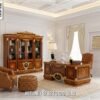 Meja Kantor Mewah Royal Classic Jati Impressive 341FI