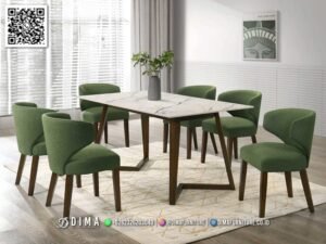 Meja Makan Marmer Modern Customer Favorite 319FI
