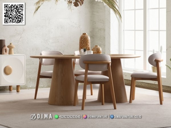 Meja Makan Minimalis Kayu Jati Modern Prestige 324FI