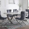 Meja Makan Minimalis Premium Grey Bergaransi 333FI