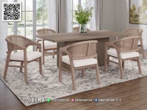 Meja Makan Minimalis Rotan Kualitas Teruji 312FI