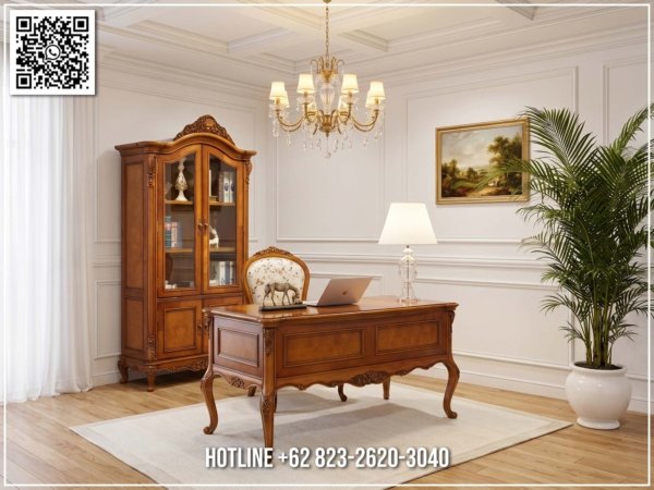 Model Set Meja Kantor Luxury Aristocrat Classic 336FI