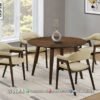 Set Meja Makan Jati Minimalis Solid Wood 4 Kursi 311FI