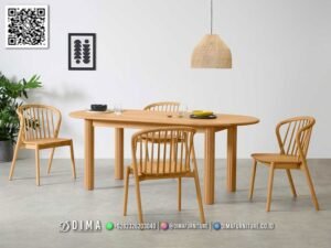 Set Meja Makan Minimalis Eveline Timeless 320FI