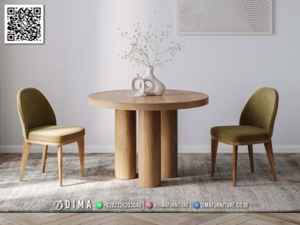 Set Meja Makan Minimalis Terbaru Calestia Wood 328FI