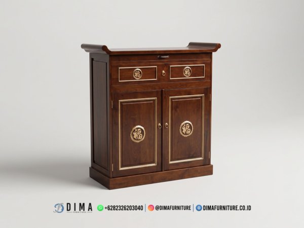 Lemari Altar Jati Jepara 2 Pintu Motif Fu 387FI