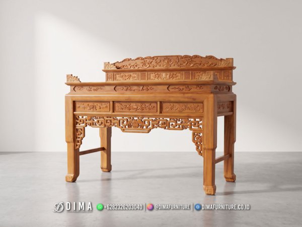 Meja Altar Leluhur Jati Ukir Mewah 392FI