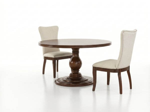 Meja Makan Bundar Modern 383FI
