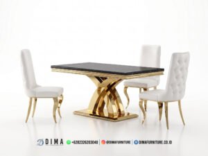 Meja Makan Mewah Modern 382FI