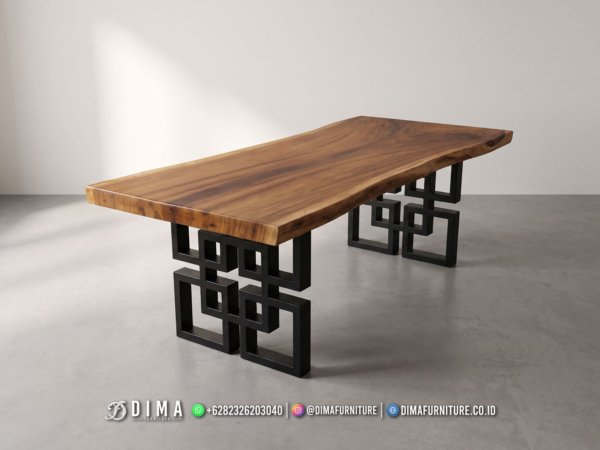 Meja Trembesi Jepara Terbaru Labyrinth 397FI